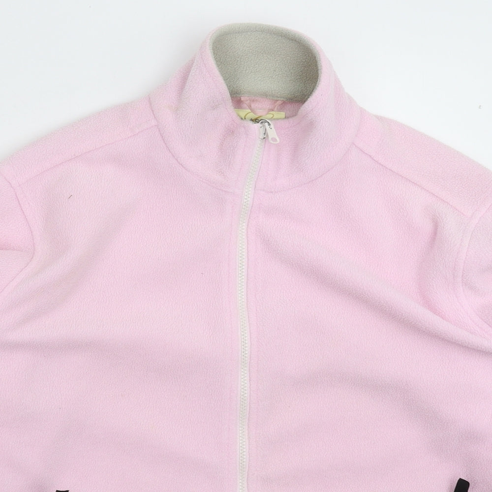 Classics Womens Pink  Fleece Jacket  Size 14