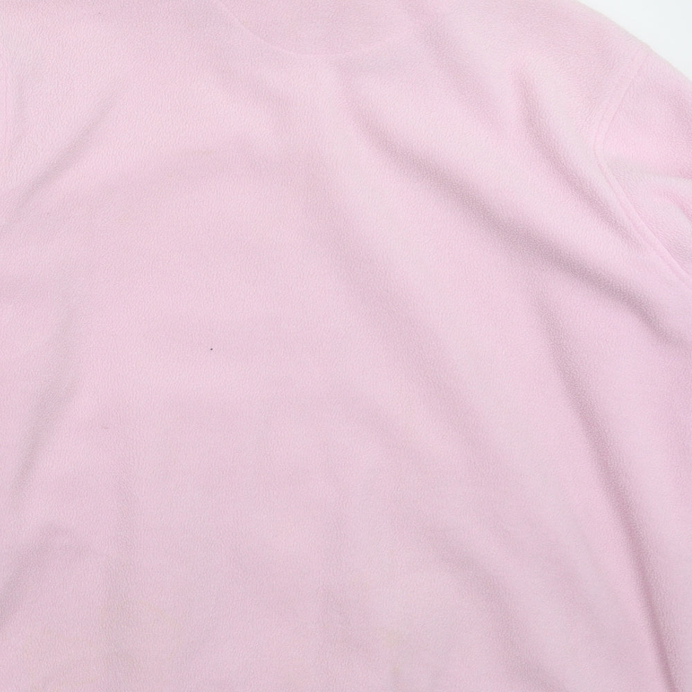Classics Womens Pink  Fleece Jacket  Size 14