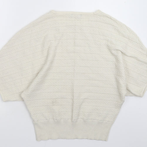 F&F Womens Grey  Knit Pullover Jumper Size 16