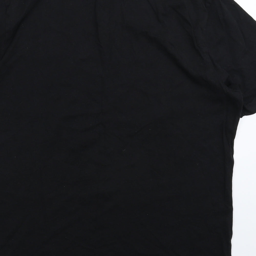 TU Mens Black    T-Shirt Size L