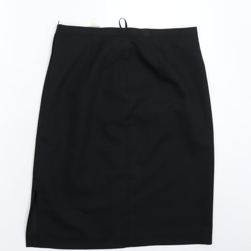 Woolworths Womens Black   Straight & Pencil Skirt Size 14