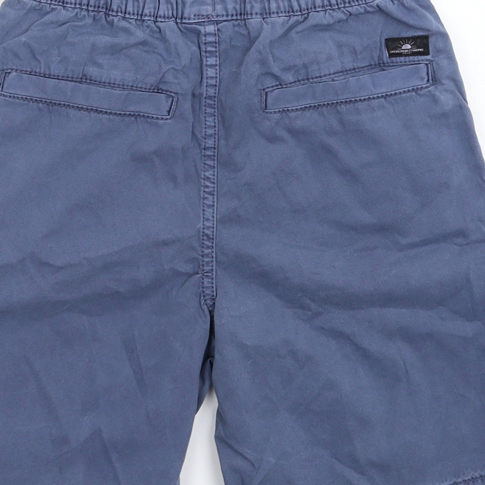 Zara Boys Blue   Chino Shorts Size 11-12 Years