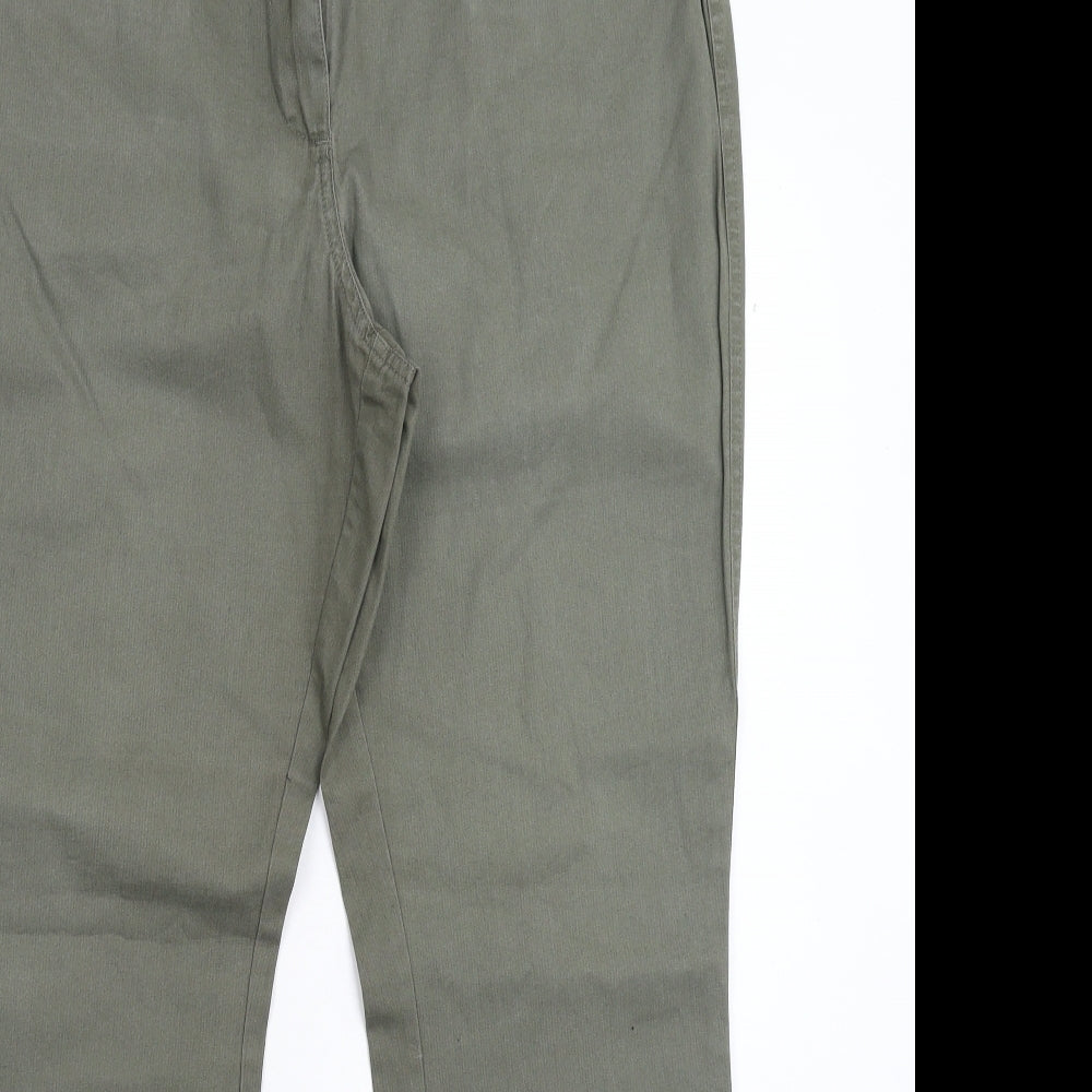 Marks and Spencer Womens Green   Trousers  Size 16 L30 in