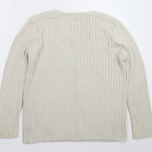 Essential Style Womens Grey  Knit Pullover Jumper Size 18