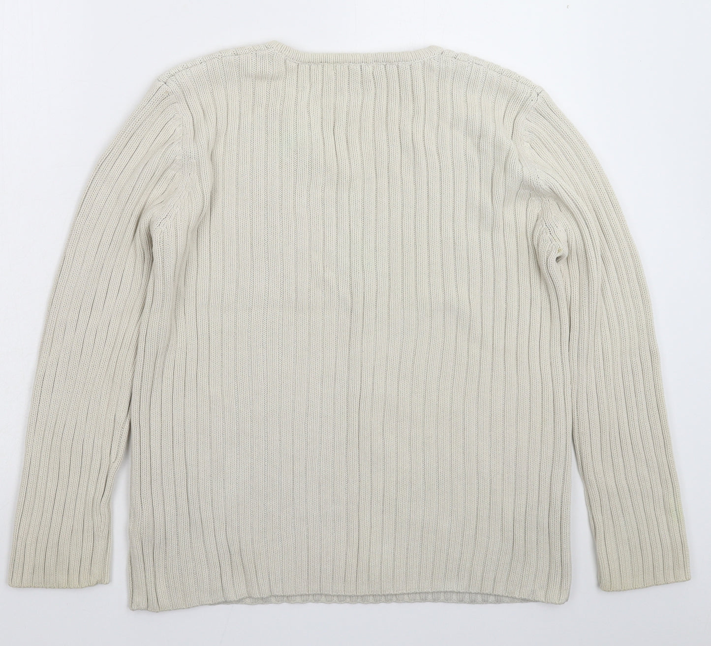 Essential Style Womens Grey  Knit Pullover Jumper Size 18