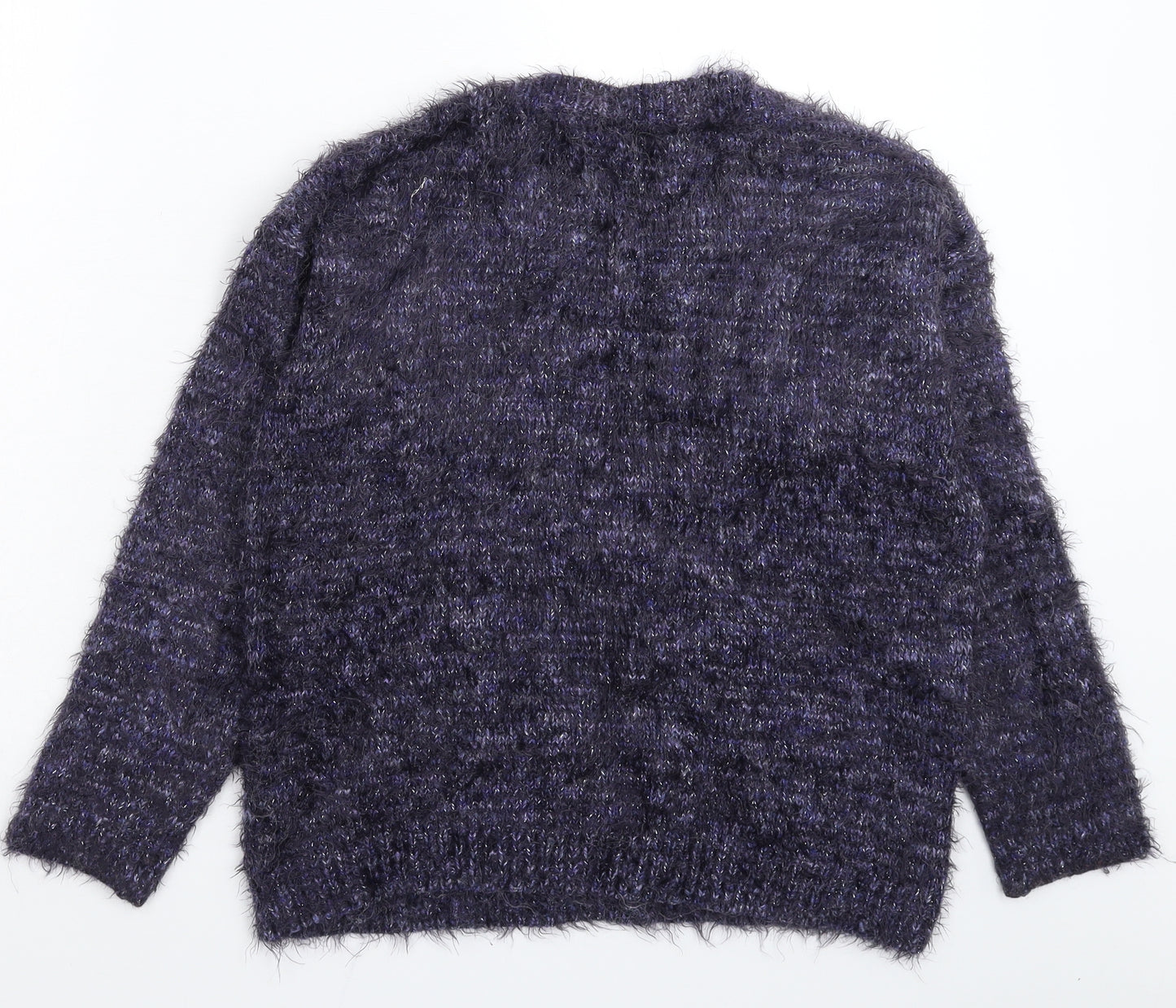 TU Womens Blue  Knit Pullover Jumper Size 10