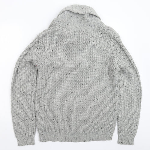New Look Womens Grey  Knit Pullover Jumper Size L