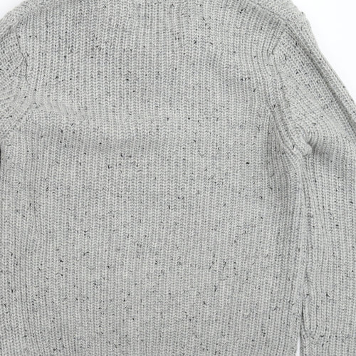 New Look Womens Grey  Knit Pullover Jumper Size L