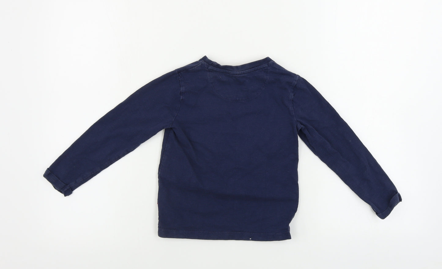 Little Bird  Girls Blue   Basic T-Shirt Size 3-4 Years  - Rainbow