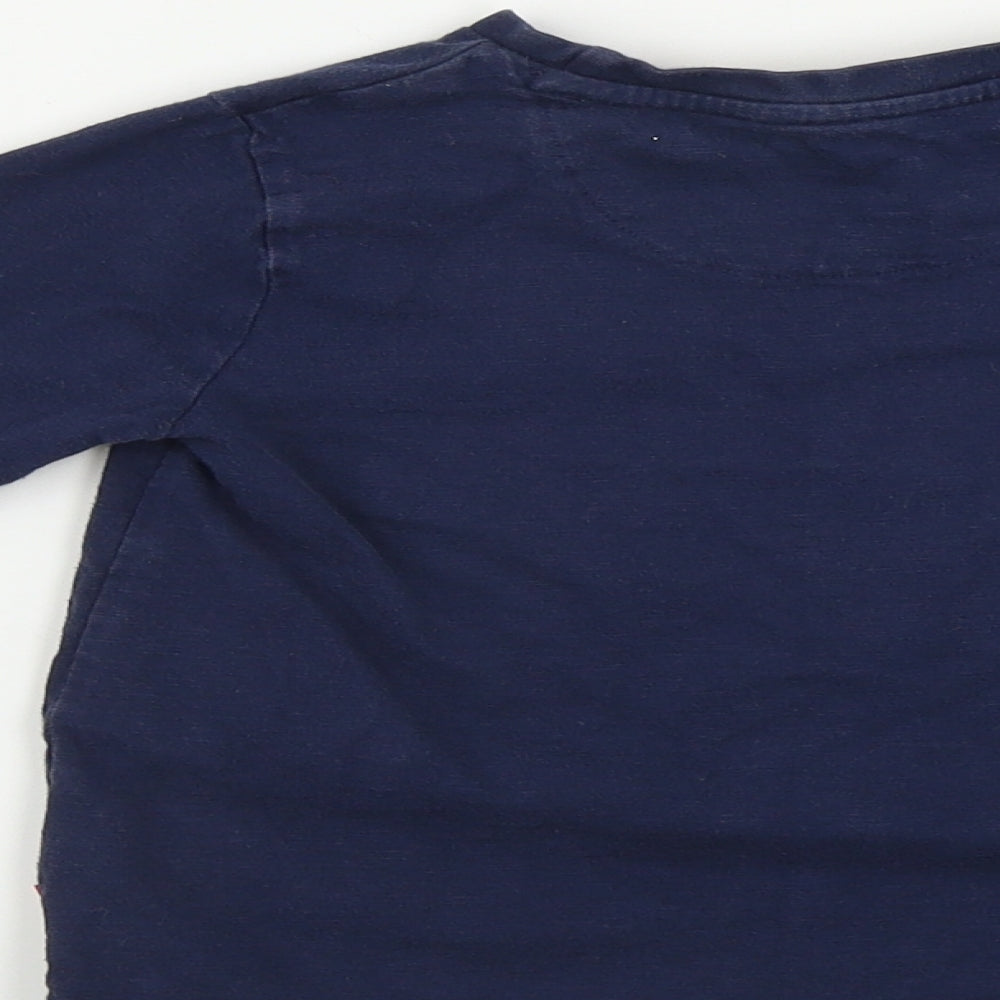 Little Bird  Girls Blue   Basic T-Shirt Size 3-4 Years  - Rainbow