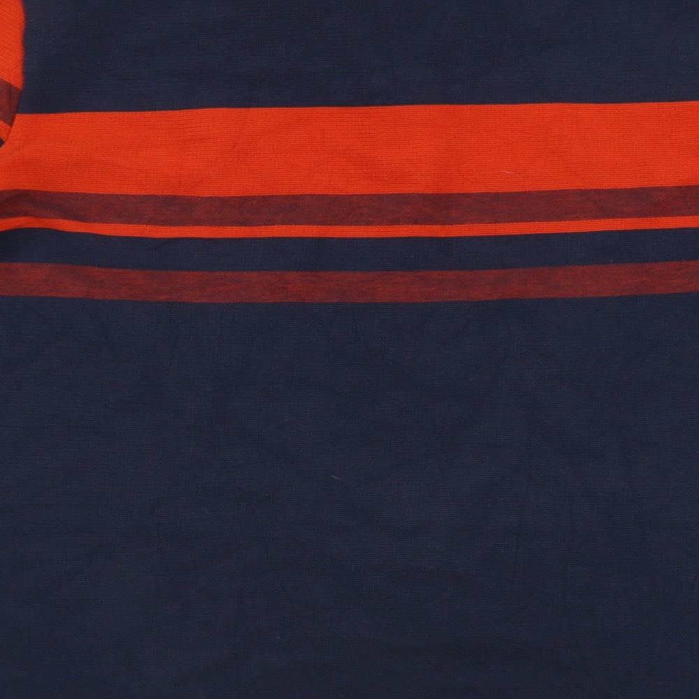 HUGO BOSS  Mens Blue Striped   Polo Size L