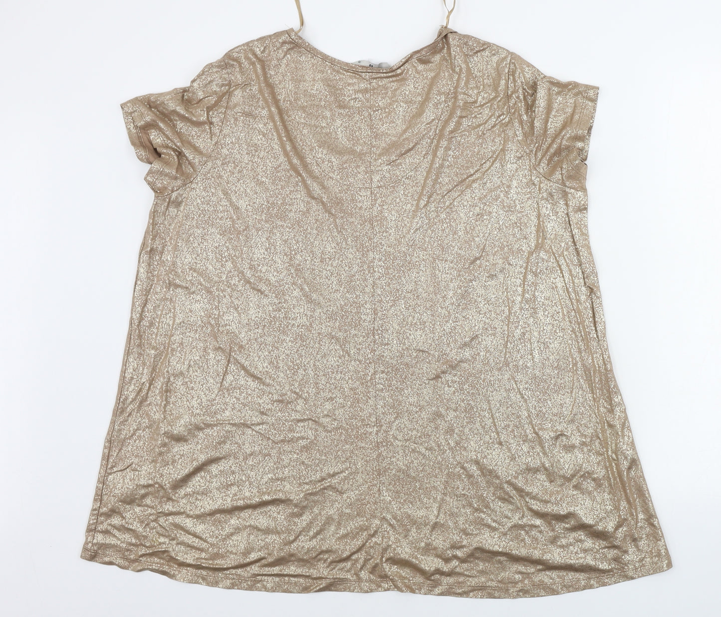 TU Womens Brown   Basic Blouse Size 20