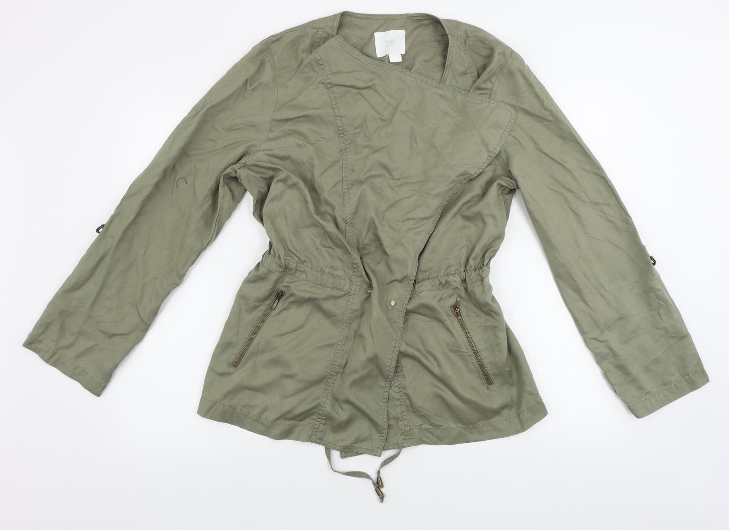 Marks and Spencer  Womens Green   Jacket Coat Size 16