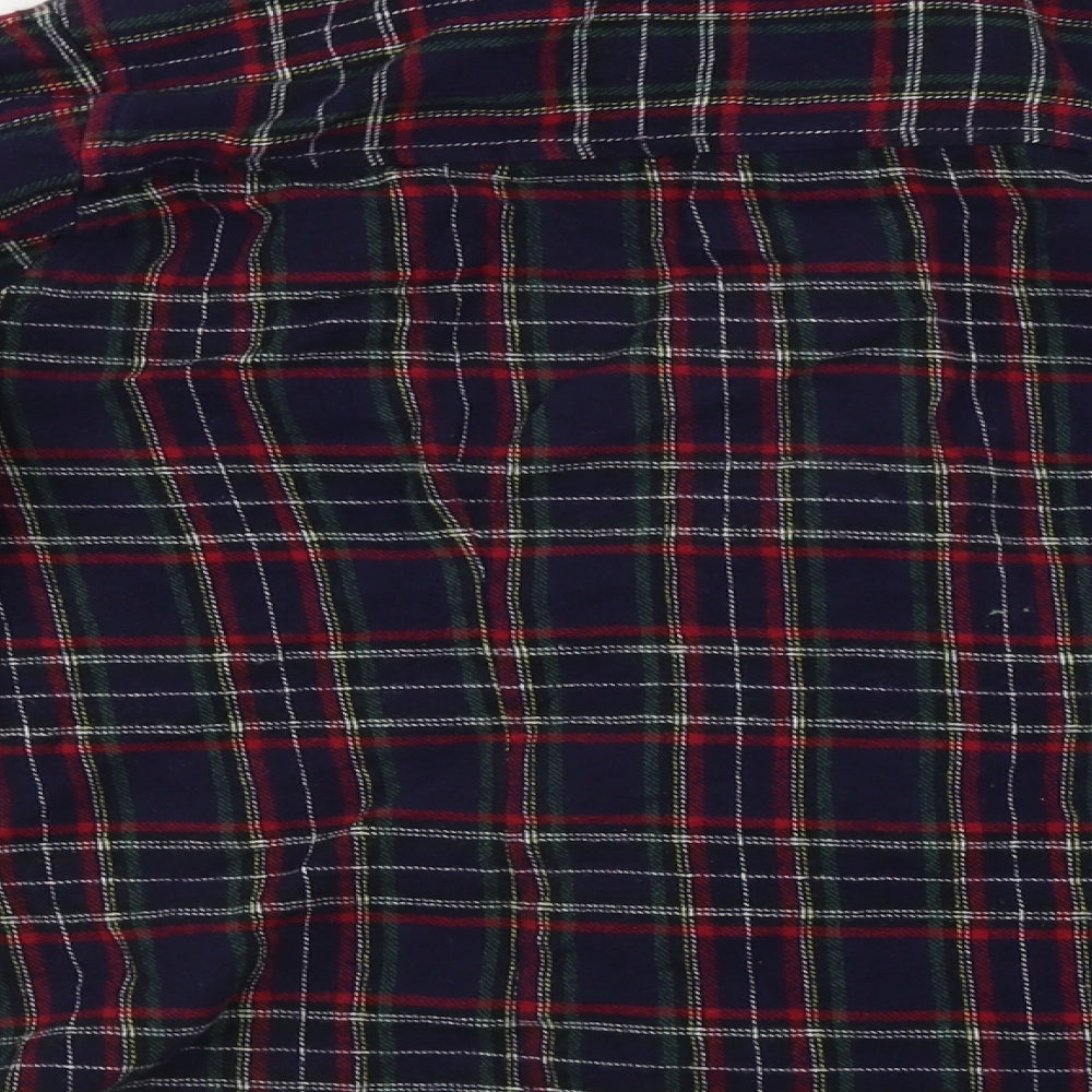 Primark  Womens Blue Check  Basic Button-Up Size 8