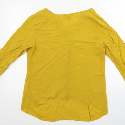 Atmosphere  Womens Yellow   Basic Button-Up Size 14