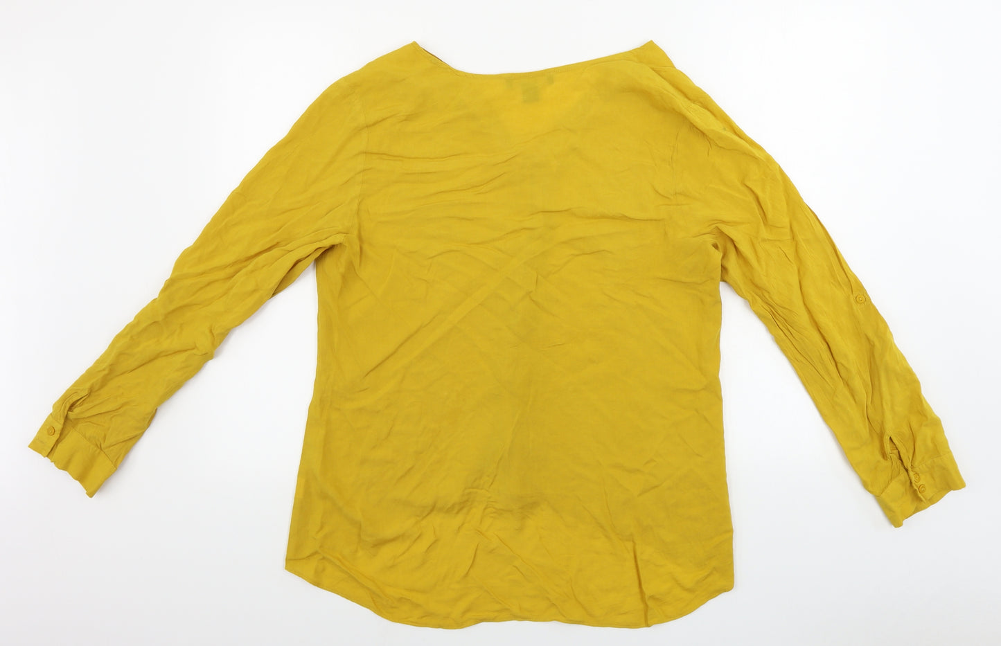 Atmosphere  Womens Yellow   Basic Button-Up Size 14