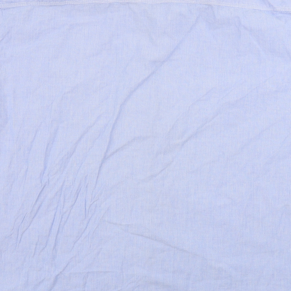 F&F  Mens Blue Striped   Button-Up Size 3XL