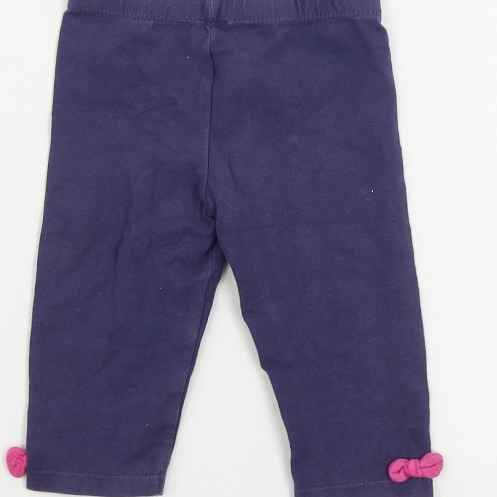 TU Girls Blue    Leggings Size 6-9 Months