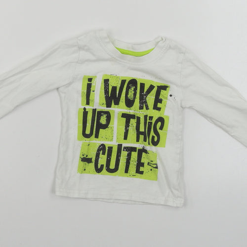Primark  Boys White   Basic T-Shirt Size 12-18 Months