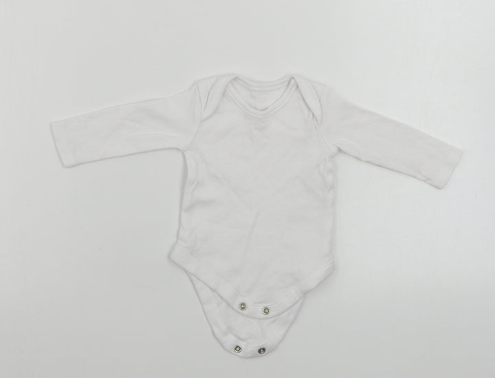 Nutmeg  Girls White   Babygrow One-Piece Size 0-3 Months