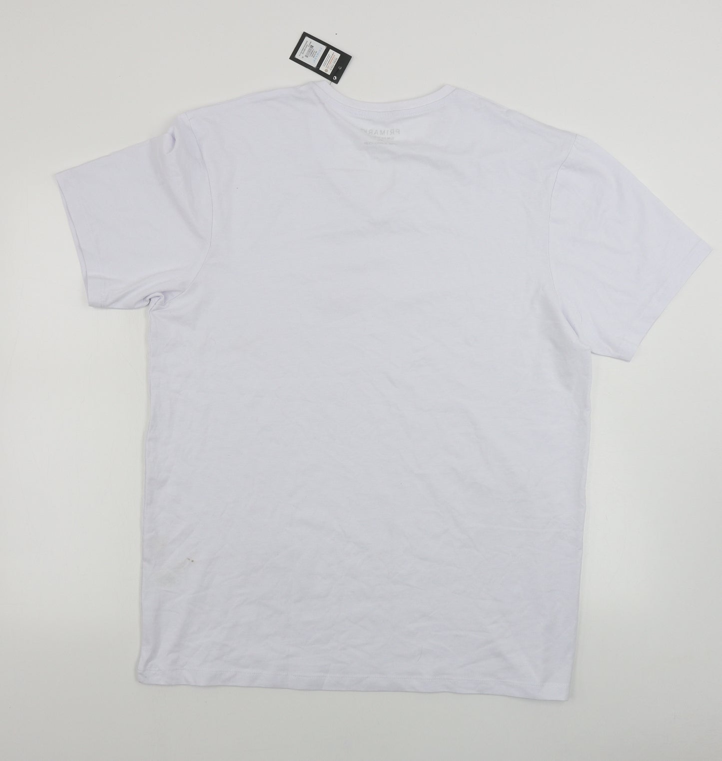 Primark  Mens White    T-Shirt Size XL