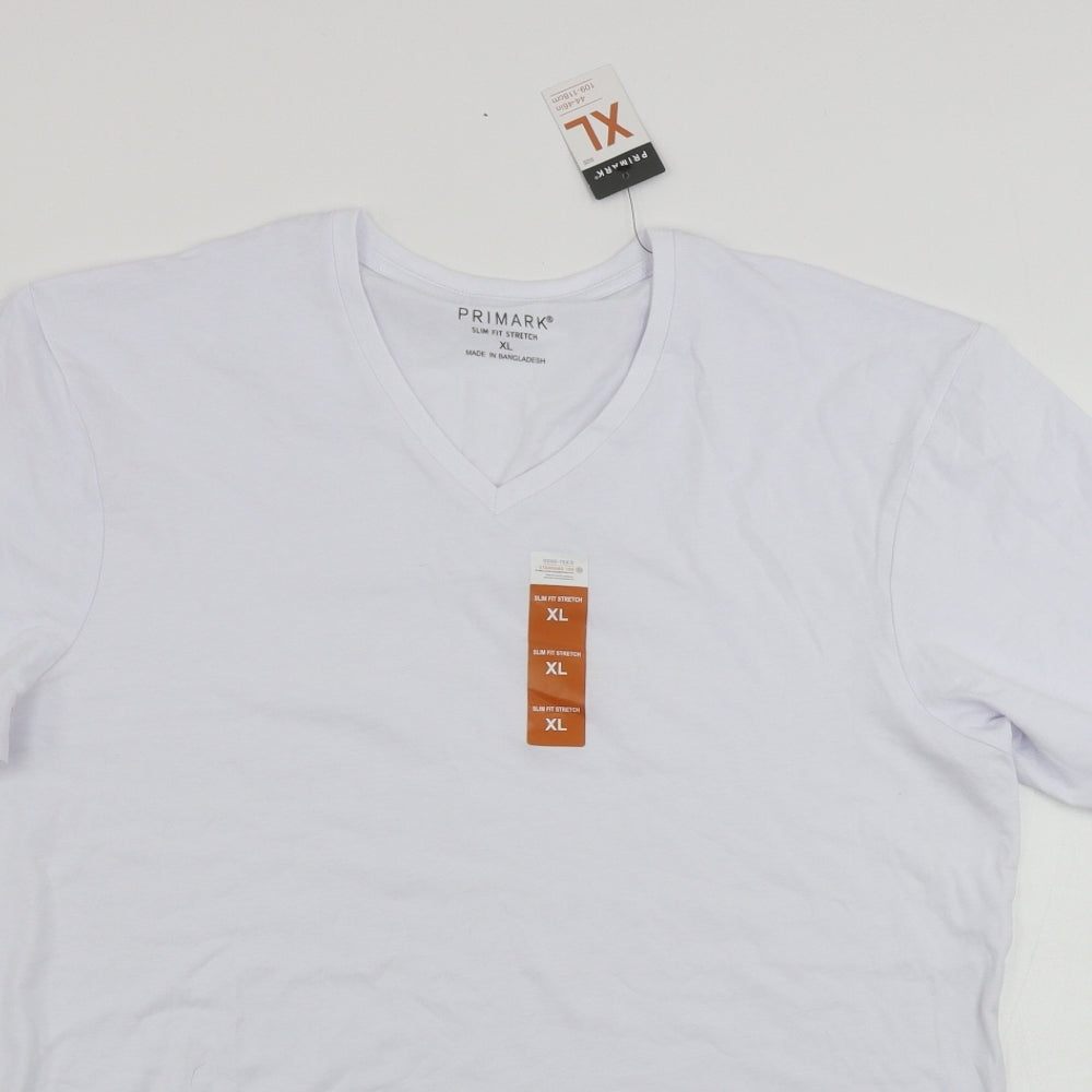 Primark  Mens White    T-Shirt Size XL