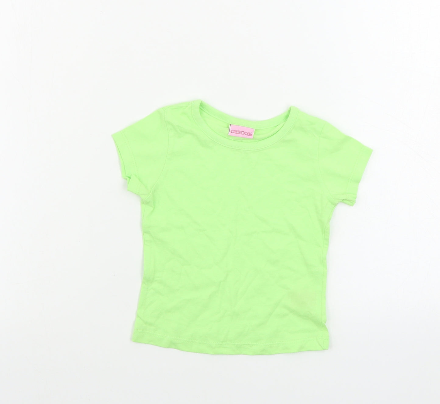 Cherokee Girls Green   Basic T-Shirt Size 12-18 Months