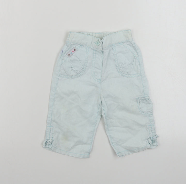 Cherokee  Girls Blue   Cargo Trousers Size 12-18 Months