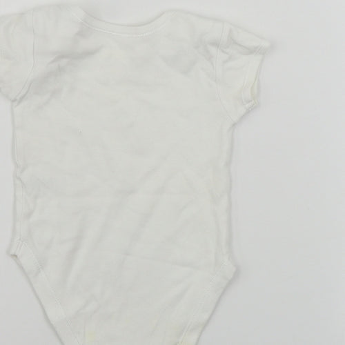 George  Baby White   Babygrow One-Piece Size 6-9 Months