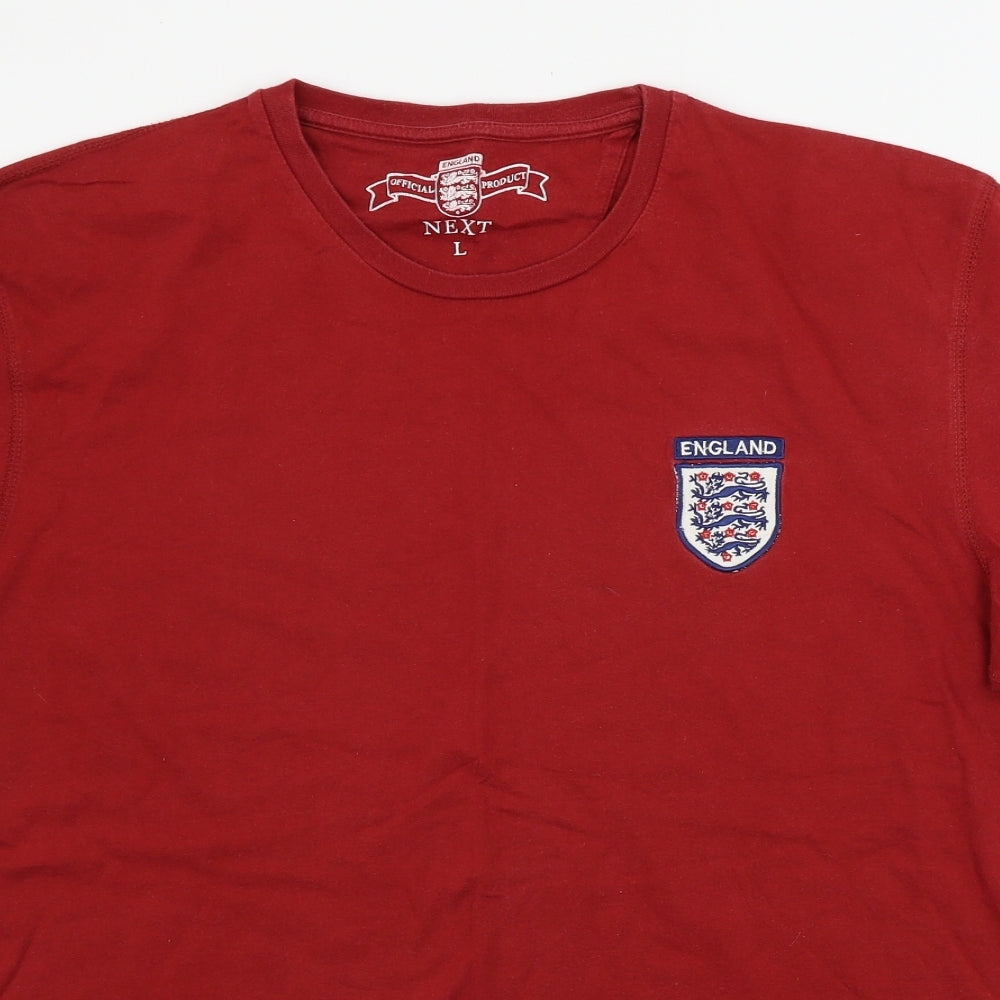 NEXT  Mens Purple    T-Shirt Size L  - ENGLAND