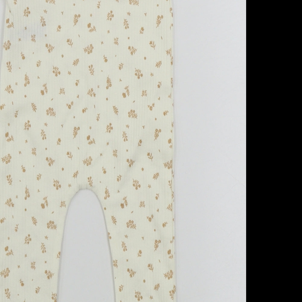 Nutmeg  Girls Beige   Jogger Leggings Size 12-18 Months