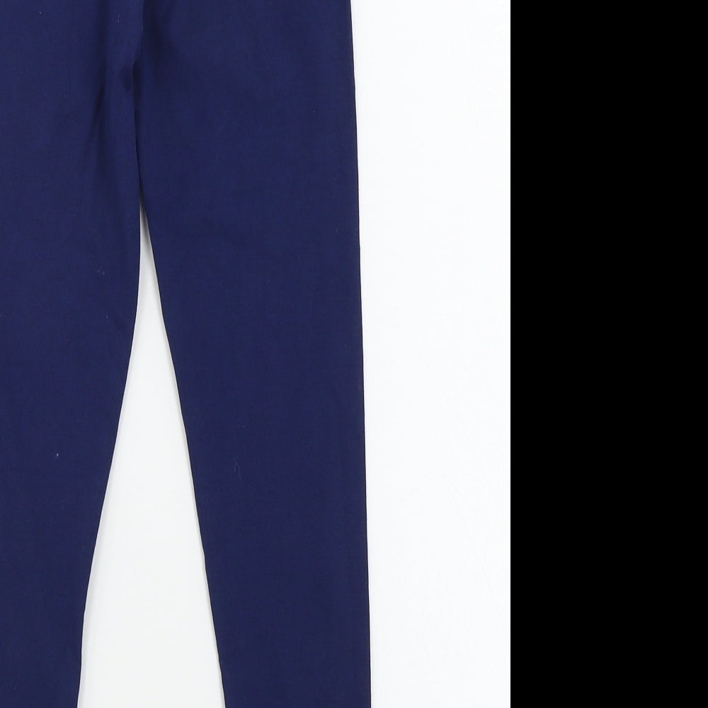 Marks and Spencer  Girls Blue   Jogger Trousers Size 6-7 Years