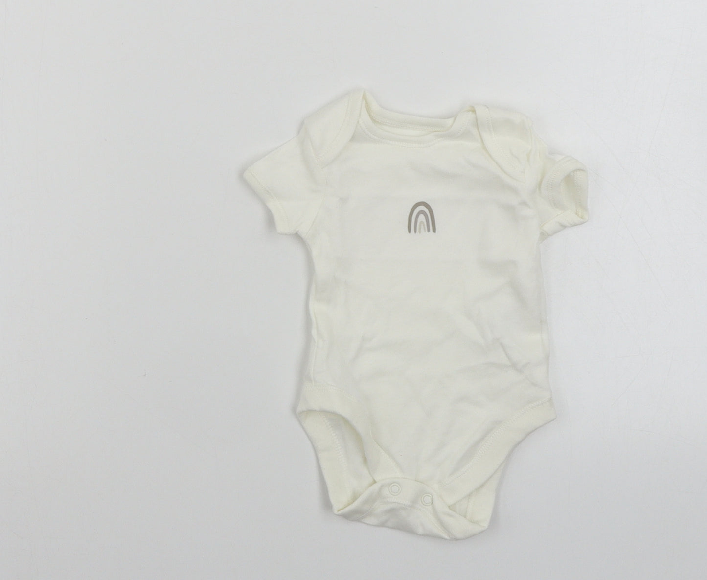 George  Baby Beige   Babygrow One-Piece Size 0-3 Months