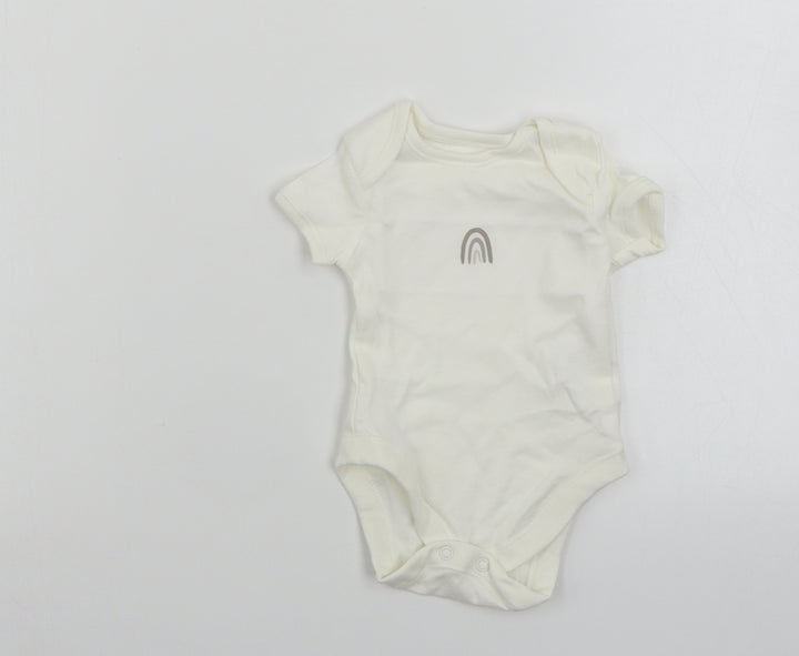 George  Baby Beige   Babygrow One-Piece Size 0-3 Months