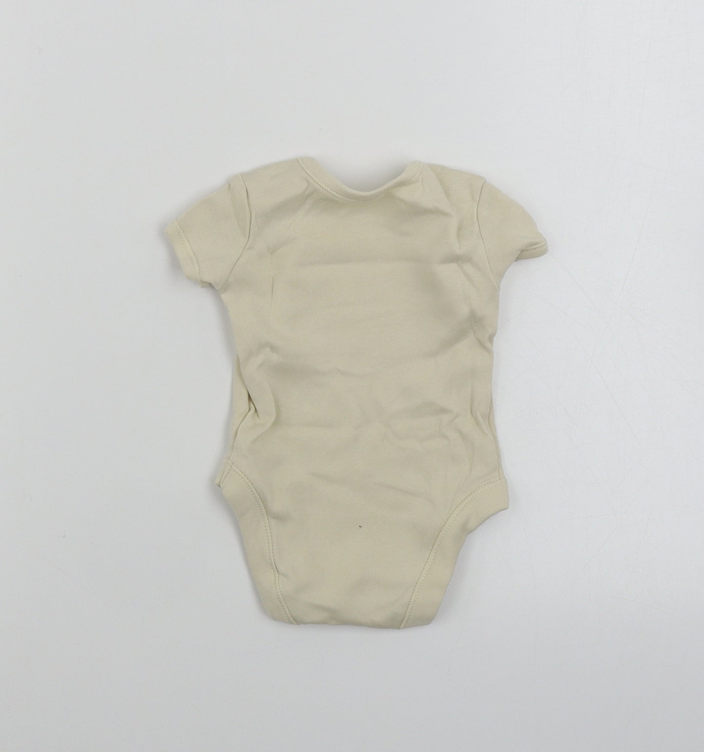 George  Boys Beige   Babygrow One-Piece Size 0-3 Months