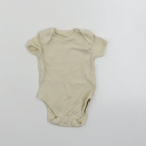 George  Baby Beige   Babygrow One-Piece Size 0-3 Months