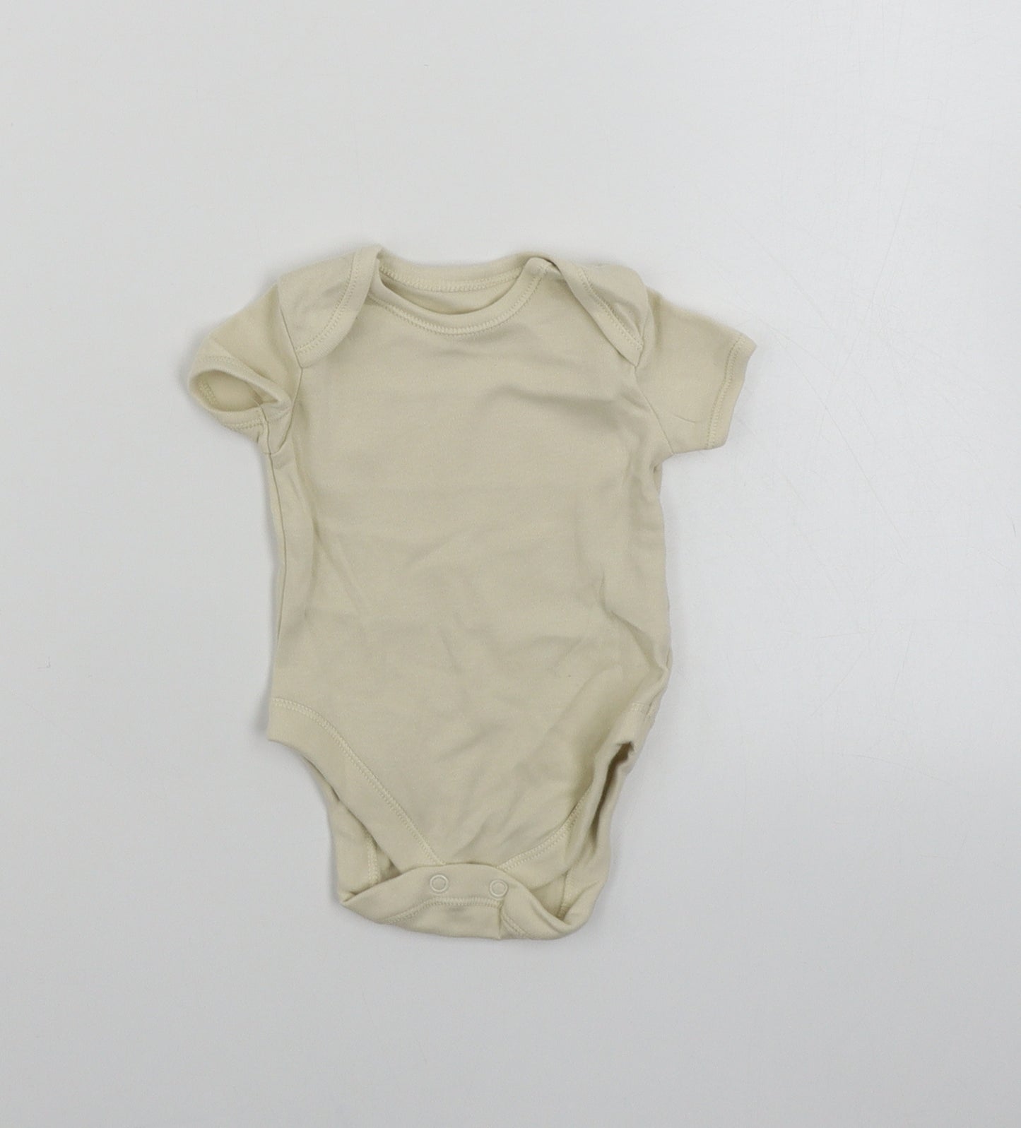 George  Baby Beige   Babygrow One-Piece Size 0-3 Months
