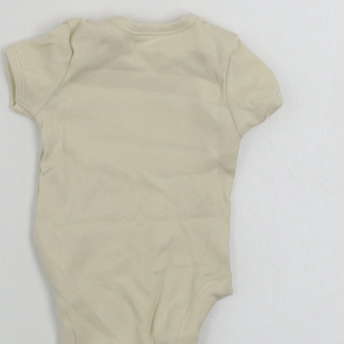 George  Baby Beige   Babygrow One-Piece Size 0-3 Months