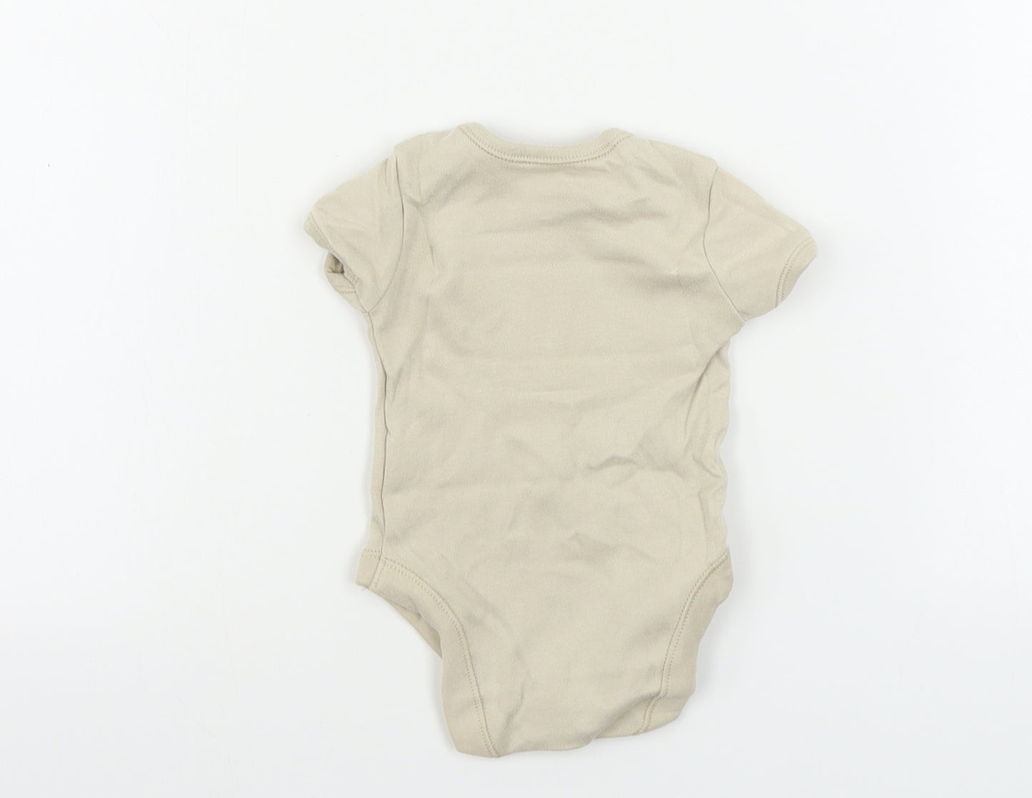 George Boys Brown   Babygrow One-Piece Size 0-3 Months