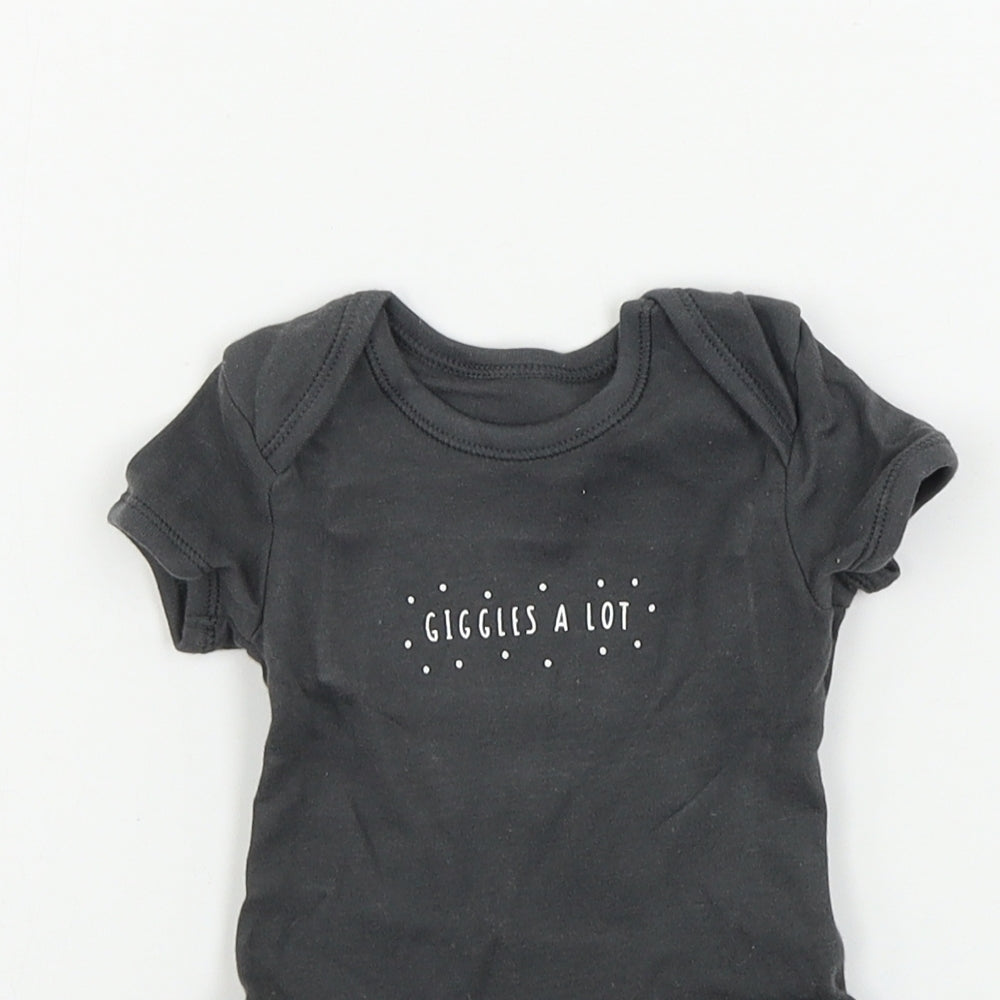 George  Baby Grey   Babygrow One-Piece Size 0-3 Months