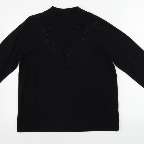 bm collection    Womens Black   Pullover Jumper Size M