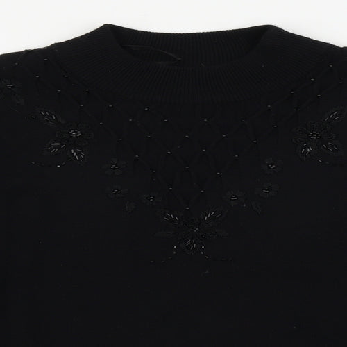 bm collection    Womens Black   Pullover Jumper Size M