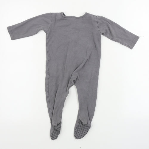 George  Boys Grey   Babygrow One-Piece Size 9-12 Months