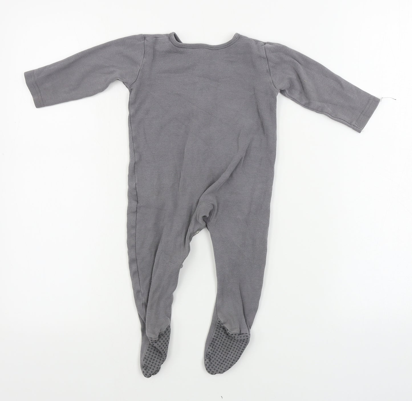 George  Boys Grey   Babygrow One-Piece Size 9-12 Months