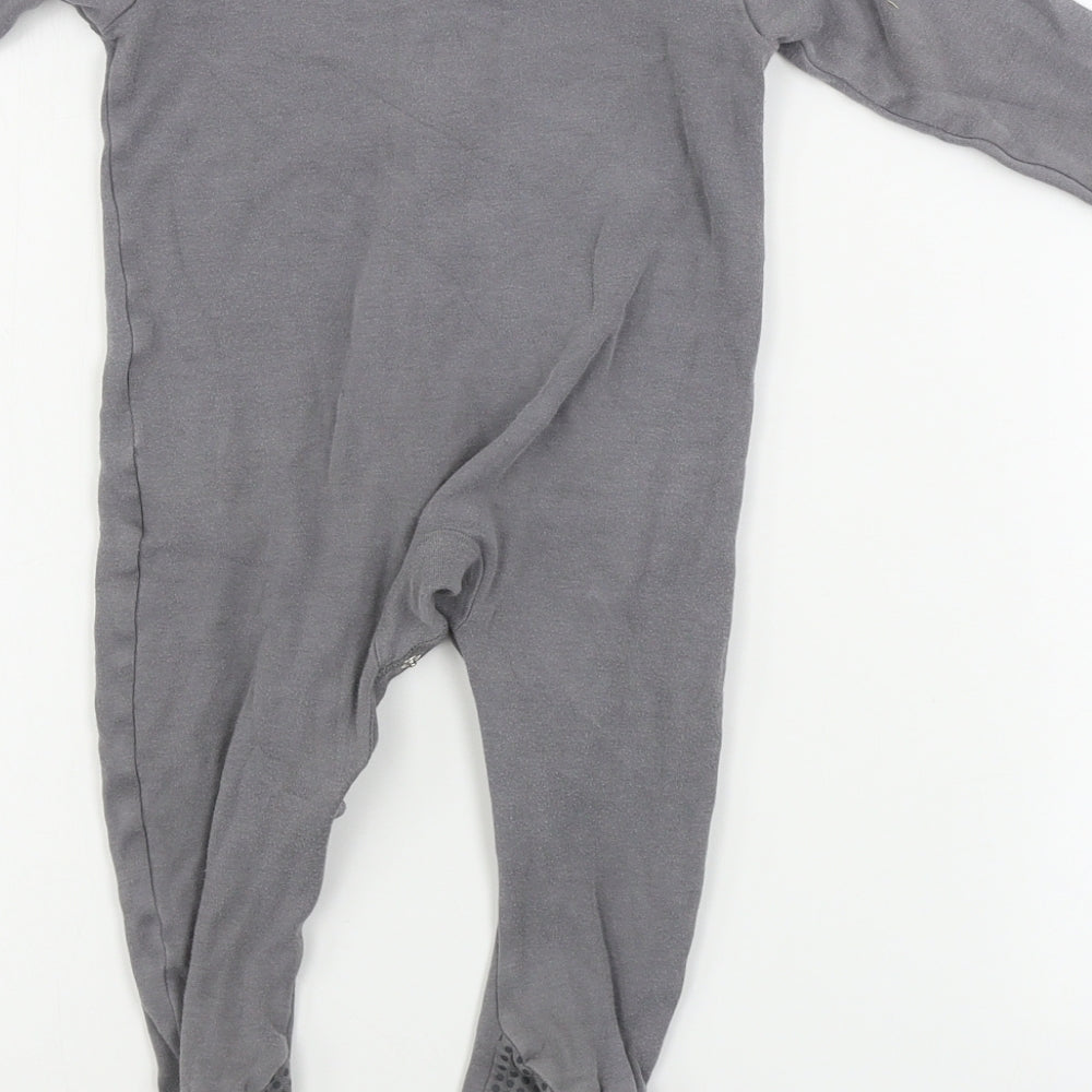 George  Boys Grey   Babygrow One-Piece Size 9-12 Months