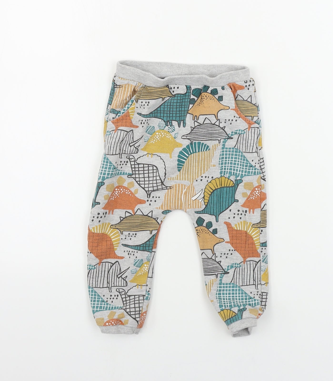TU  Grey Geometric  Sweatpants Trousers Size 9-12 Months
