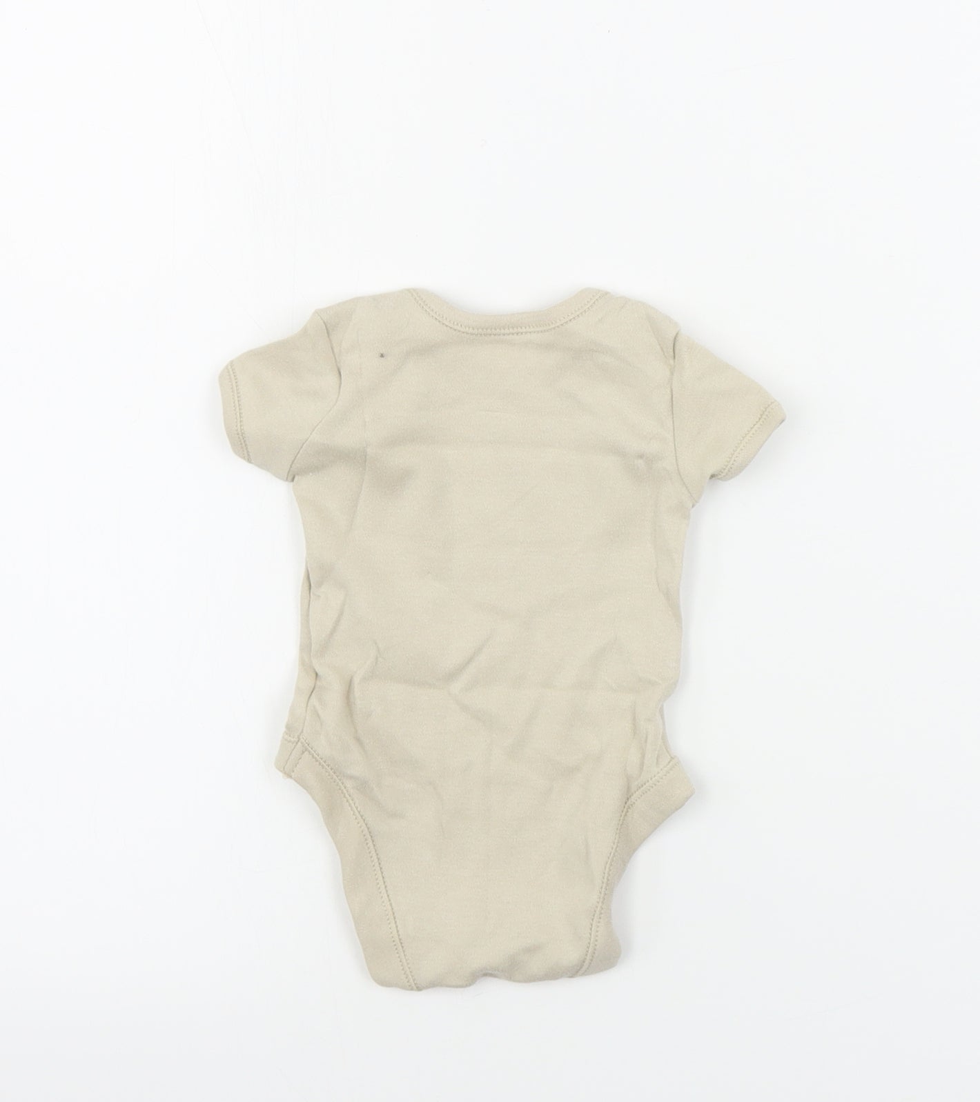 George  Baby Beige   Babygrow One-Piece Size 0-3 Months