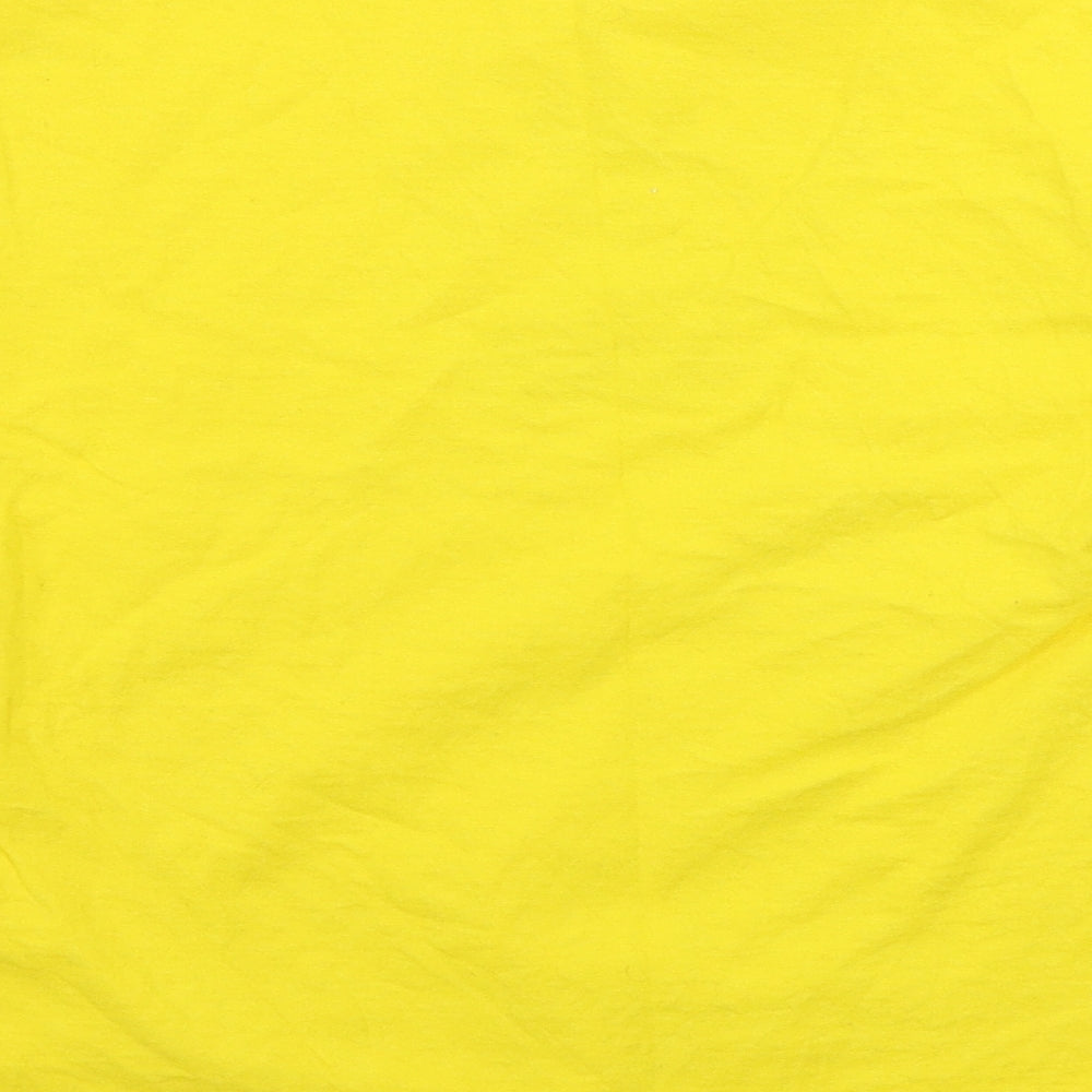 Fruit of the Loom  Boys Yellow   Basic T-Shirt Size 12-13 Years