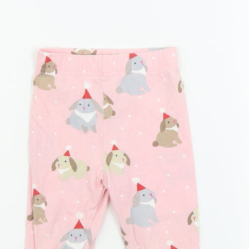 Marks and Spencer  Girls Pink   Sweatpants Trousers Size 2 Years