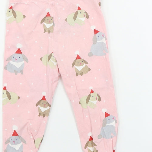 Marks and Spencer  Girls Pink   Sweatpants Trousers Size 2 Years